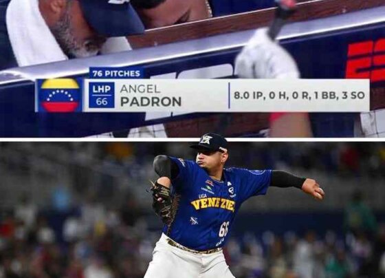 Venezuela propinó un no hit no run a Nicaragua y avanzó a semifinales. Los Tiburones de la Guaira de Venezuela dominaron completamente.