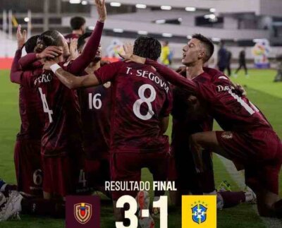 Vinotinto hizo historia goleando a Brasil y avanzó a la Final. La selección de Venezuela logró un histórico triunfo ante Brasil en el torneo .