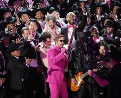 Entrega del Oscar entre charlas de guerra y paz. En la transmisión de los Oscar, la academia coronó una película sobre la bomba atómica, también hubo una sacudida de alegría cuando Ryan Gosling tomó el escenario para cantar I'm Just Ken de Barbie.