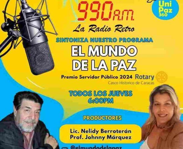 El objetivo del programa El Mundo de la Paz es la Cultura y una vida de sana convivencia, en el ejercicio de Valores Éticos y Morales