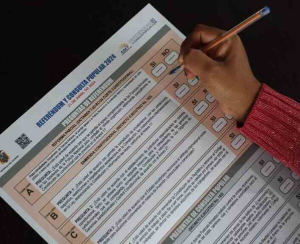 Los ecuatorianos se preparan para votar un referendo. Este domingo 21 de abril, más de 13 millones de ecuatorianos están convocados a votar en un referendo promovido por el presidente Daniel Noboa