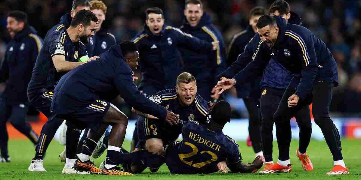 Real Madrid eliminó al Manchester City y avanzó a semifinales. El Real Madrid está en semifinales de la Champions League. Increíble pero cierto.