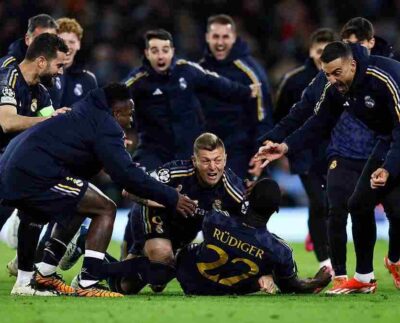Real Madrid eliminó al Manchester City y avanzó a semifinales. El Real Madrid está en semifinales de la Champions League. Increíble pero cierto.