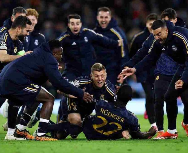 Real Madrid eliminó al Manchester City y avanzó a semifinales. El Real Madrid está en semifinales de la Champions League. Increíble pero cierto.