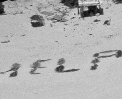 Rescatan a tres hombres de una isla luego de enviar un SOS en hojas de palmera. La Guardia Costera de Estados Unidos comunicó que rescató a 3 hombres varados en Polowat