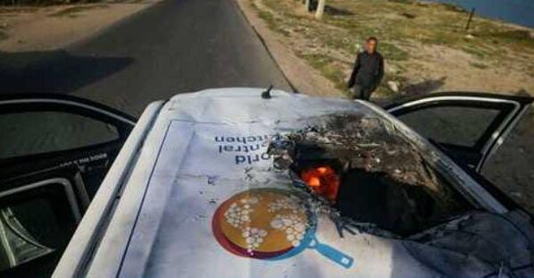 Repudian ataque contra voluntarios humanitarios en Gaza. Se confirmó la muerte de siete voluntarios de Australia, Polonia.