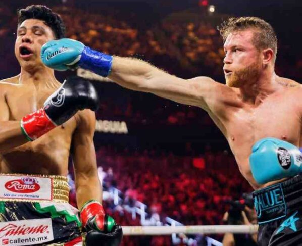 Álvarez (61-2-2, 39 KO) defendió el sábado por cuarta vez su indiscutible título de peso súper mediano en lo que supuso la primera derrota profesional de Munguía