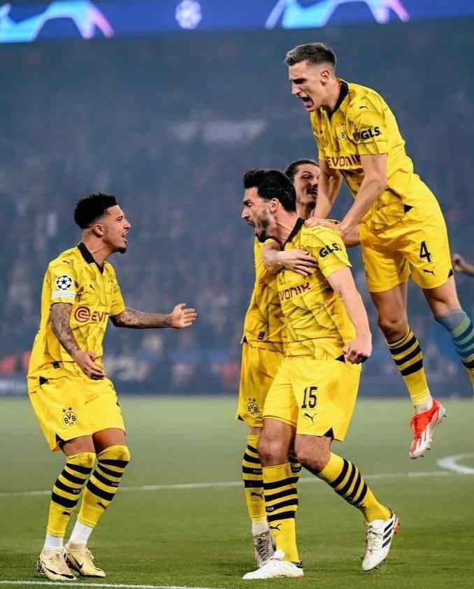 El Borussia Dortmund derrotó este martes 1-0 al París Saint-Germain en la vuelta de semifinales de Champions (mismo resultado que en la ida) y se clasificó a la tercera final de su historia en la máxima competición europea.