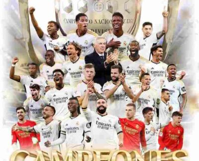 El Real Madrid se proclamó este sábado 4 de mayo campeón de la liga de España, tras la derrota del FC Barcelona ante el Girona (4-2). Los merengues conquistan así la 36 liga de su historia, cuando faltan cuatro días para la final del campeonato.