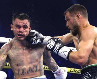 El boxeador ucraniano Vasyl Lomachenko (18-3-0, 12 KO) se hizo con el título mundial del peso ligero de la FIB tras derrotar al australiano George Kambosos Jr. (21-3-0, 10 KO) por KO en el RAC Arena de Perth, Australia.