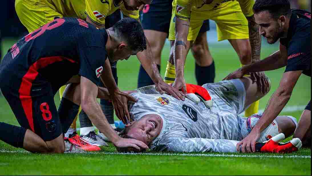 Ter Stegen sufrió rotura en el tendón de su rodilla derecha