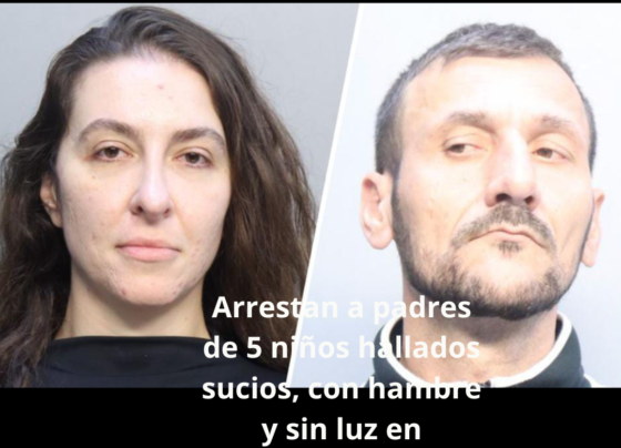 Arrestan_padres_de_5 niños_hallados_en apartamento_de_Miami Beach