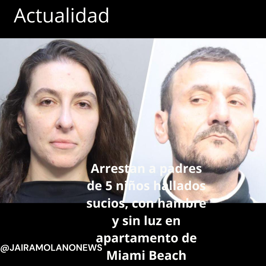 Arrestan_padres_de_5 niños_hallados_en apartamento_de_Miami Beach