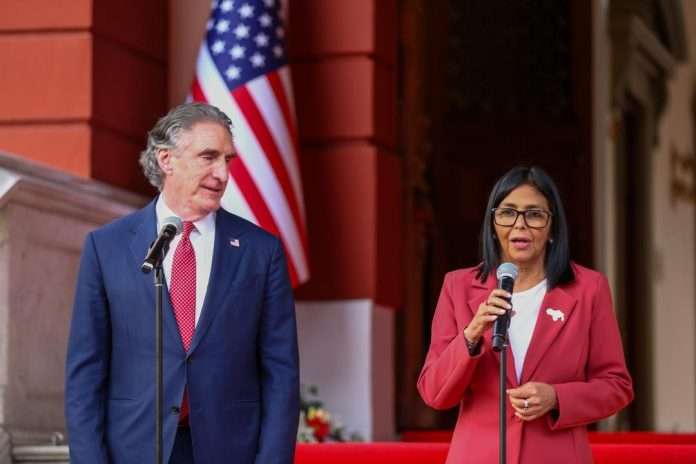 Delcy Rodríguez: nuestras diferencias históricas con EEUU las resolveremos por la vía diplomática