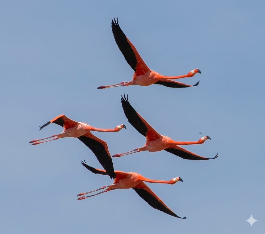 ​Buenas noticias para el Zulia, occidente y el Planeta: Inicia el cortejo de los flamencos en la Ciénaga de Los Olivitos