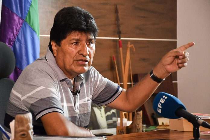 Evo Morales como buen izquierdista sostiene que orden de captura fue dada desde EEUU